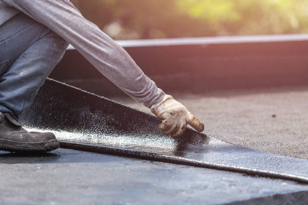 Professional Interior Drainage System technician working in Helmetta, NJ